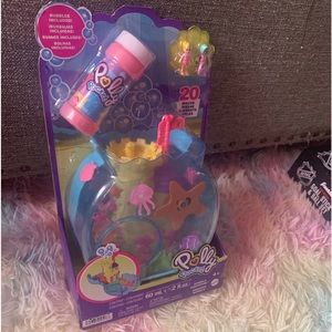 Polly pocket bubble toy set